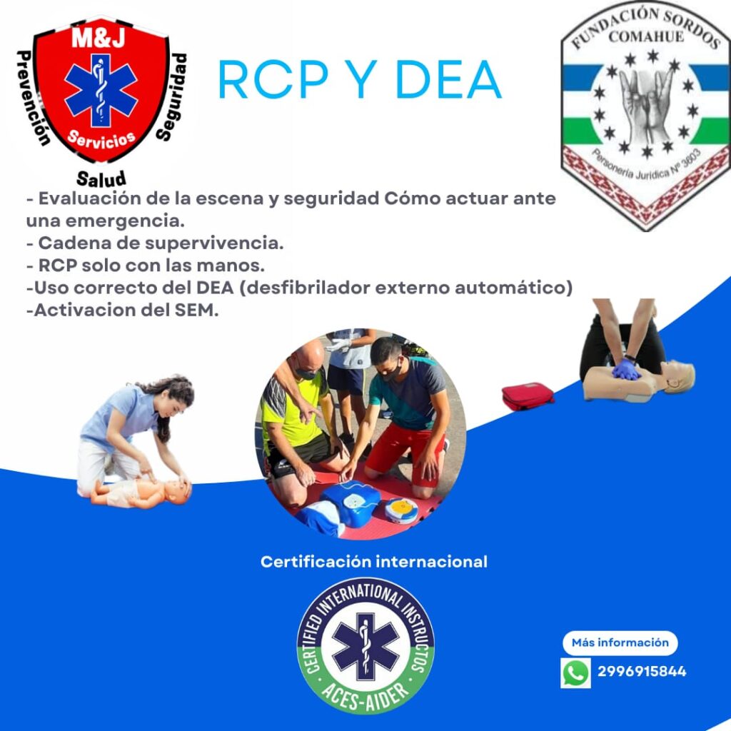 curso de RCP y DEA